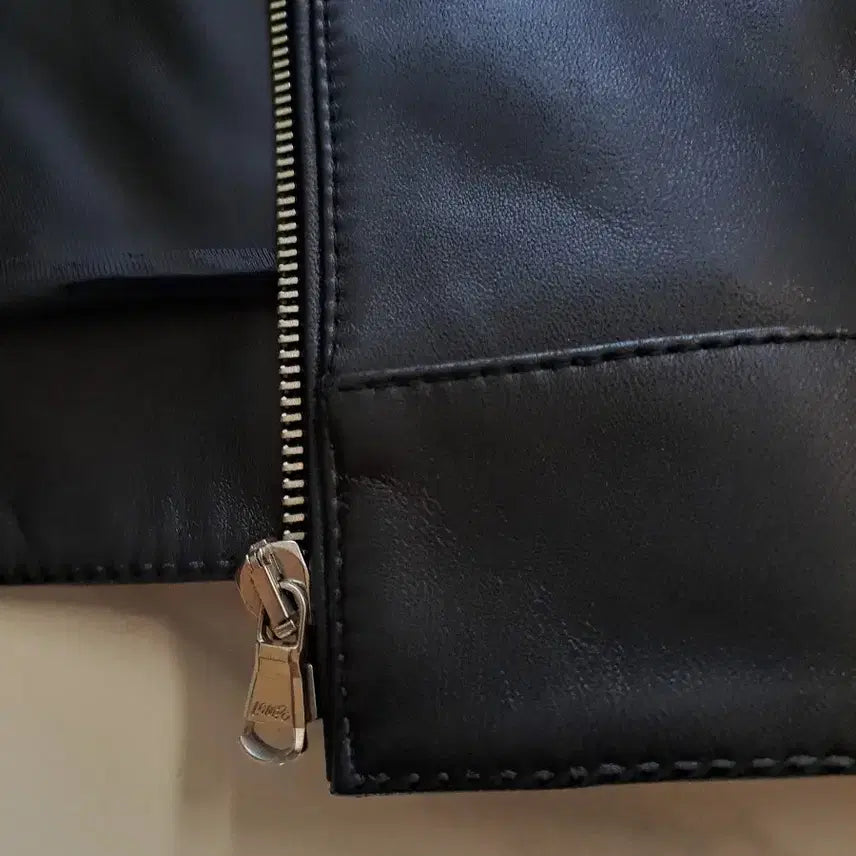 [BUNJANG] Dimskin Lambskin Leather Jacket / 딤스킨(구 신흥사) 양가죽 레더자켓 팝니다.