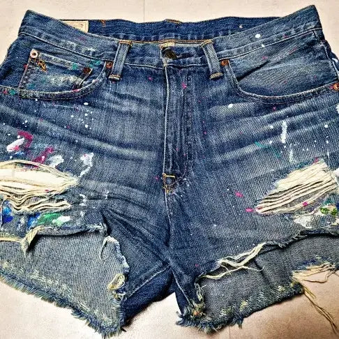 [BUNJANG] Polo Ralph Lauren Crosby Denim Shorts / 폴로랄프로렌 크로스비 데님쇼츠 핫팬츠 28 폴1322
