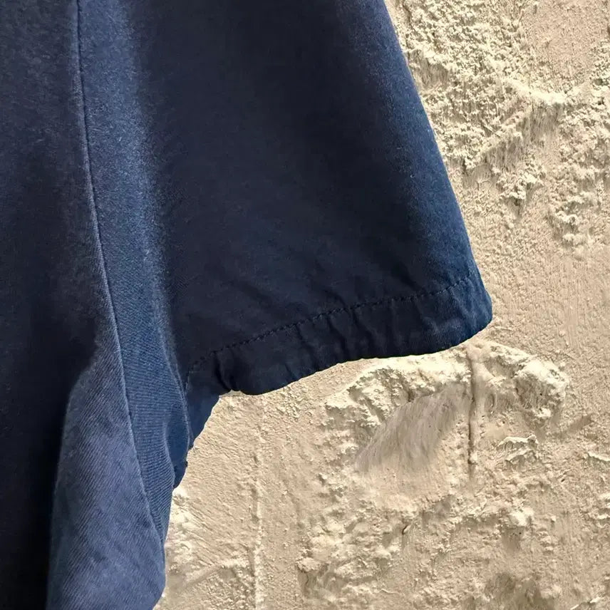 [BUNJANG] Dior Bee Embroidery V-Neck T-shirt Navy / 48 디올 DIOR 벌 자수 브이넥 반팔 티셔츠 네이비