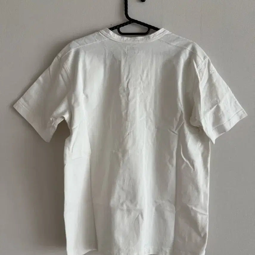 [SOLD OUT] 브론슨 10.6 oz 헨리넥 반팔 (화이트,L)