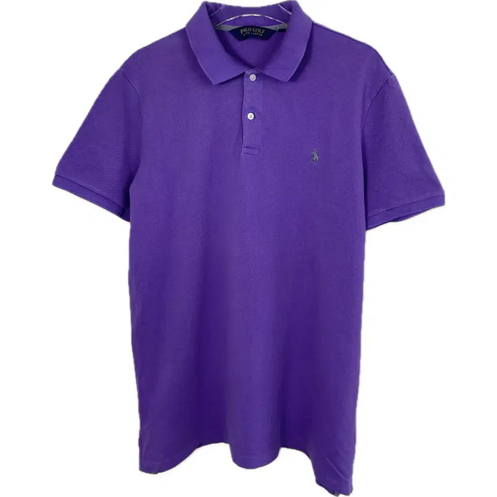 [BUNJANG] Polo Golf Cotton Purple Polo Shirt / [L] 폴로 골프 코튼 카라 반팔 티셔츠