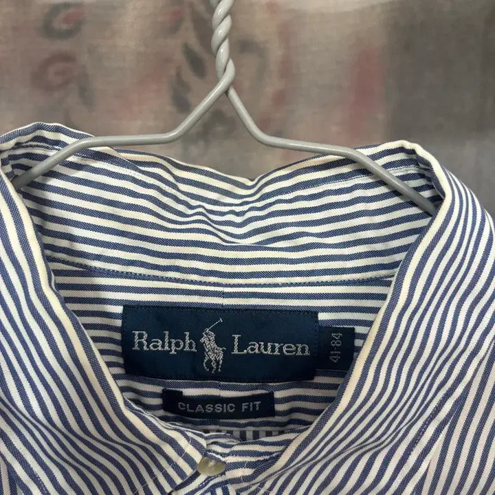 [BUNJANG] Polo Ralph Lauren Striped Long Sleeve Shirt / 폴로 랄프로렌 스트라이프 긴팔 셔츠