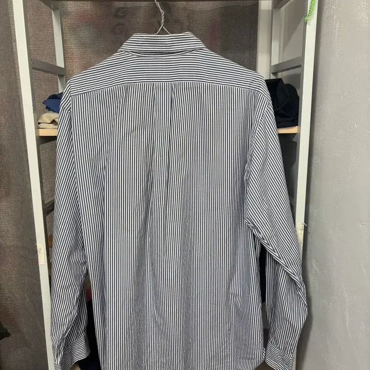 [BUNJANG] Polo Ralph Lauren Striped Long Sleeve Shirt / 폴로 랄프로렌 스트라이프 긴팔 셔츠