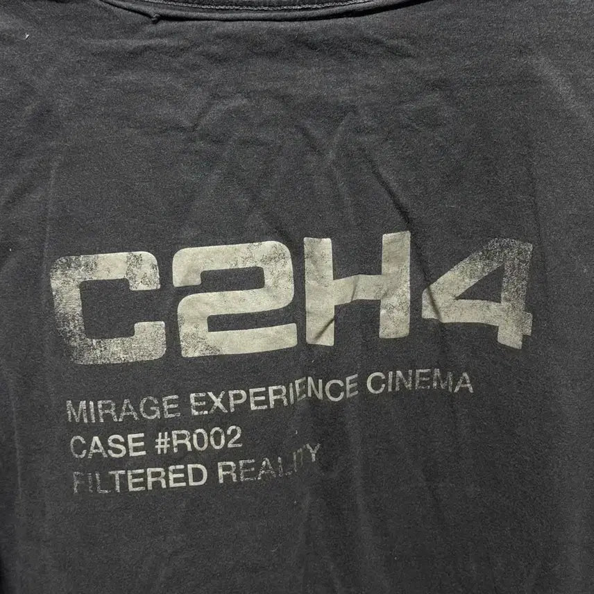 [BUNJANG] C2H4 Gray Damage Washed Long Sleeve T-shirt / C2H4 데미지 워싱 긴팔 티셔츠 그레이