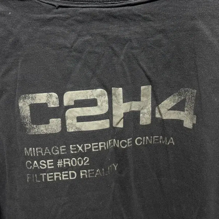[BUNJANG] C2H4 Gray Damage Washed Long Sleeve T-shirt / C2H4 데미지 워싱 긴팔 티셔츠 그레이