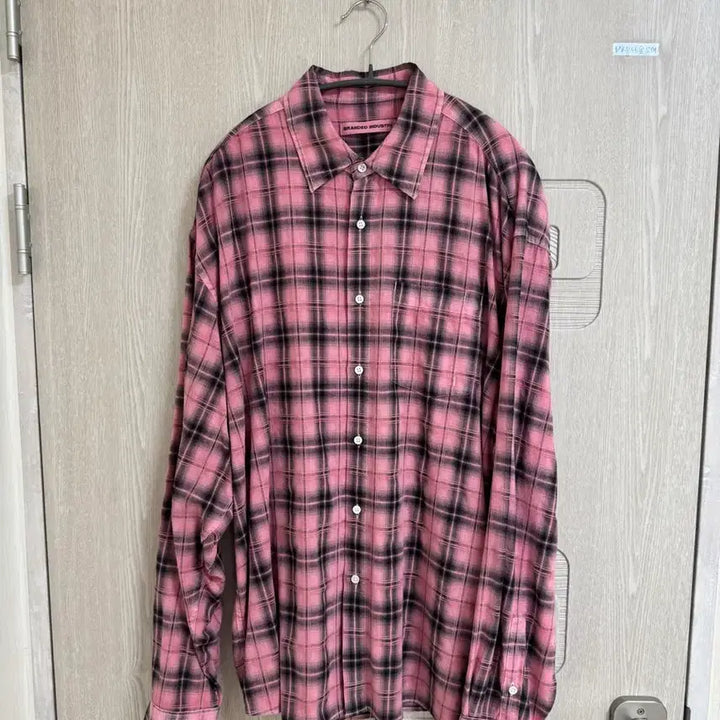 [BUNJANG] Branded All Day Checkered Shirt - Pink (Size M) / [M] 브랜디드 올데이 체크 셔츠 다이드 핑크