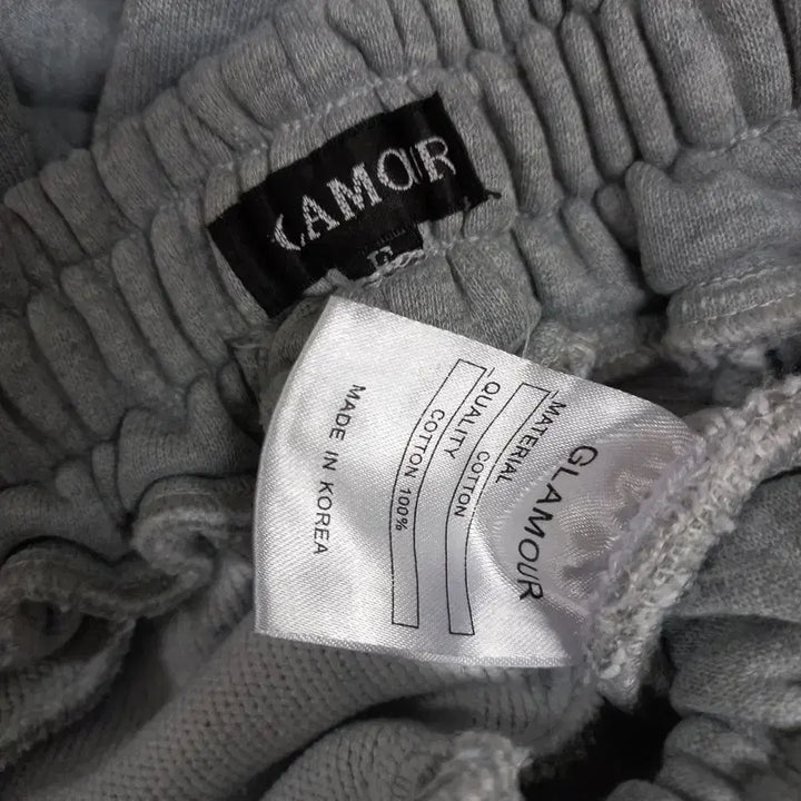 [SOLD OUT] B4-18/GLAMOUR 밑단스트링 데님배색 밴딩팬츠 남성
