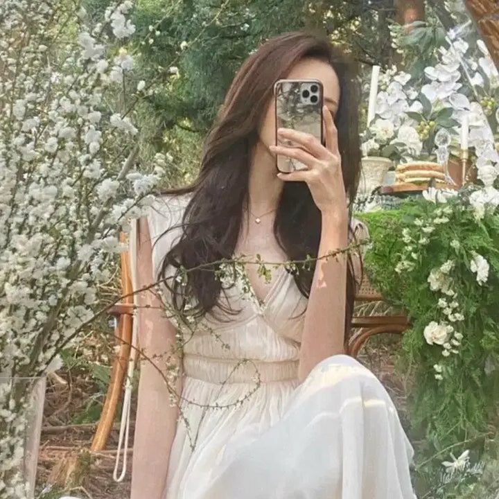 [BUNJANG] La Belle Blanc Daphne Dress - M Size / 라벨르 블랑 ( 다프네 드레스 M )