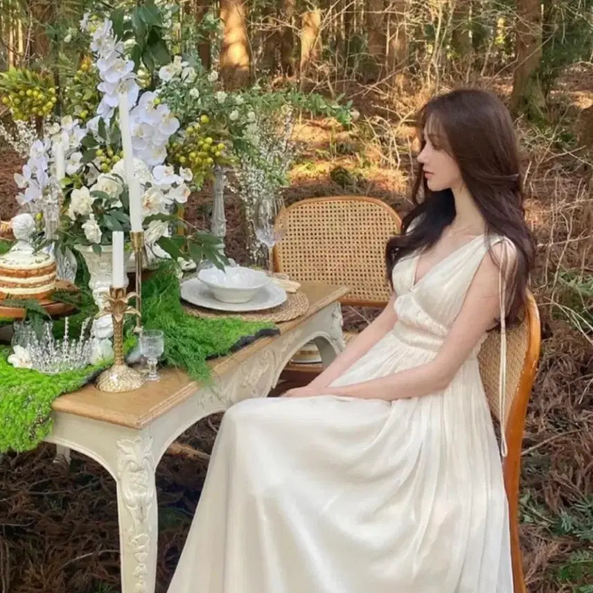 [BUNJANG] La Belle Blanc Daphne Dress - M Size / 라벨르 블랑 ( 다프네 드레스 M )