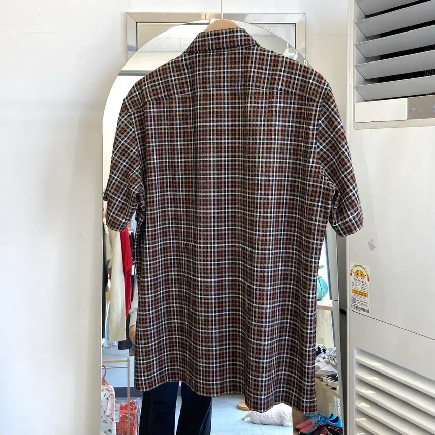 [SOLD OUT] 닥스 반팔 체크 셔츠 2XL(110) DAKS Summer Shirt