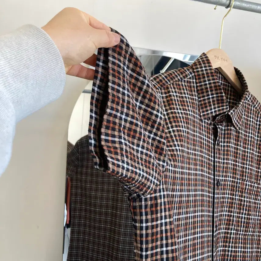 [SOLD OUT] 닥스 반팔 체크 셔츠 2XL(110) DAKS Summer Shirt