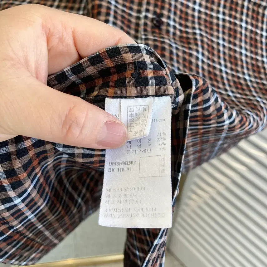[SOLD OUT] 닥스 반팔 체크 셔츠 2XL(110) DAKS Summer Shirt