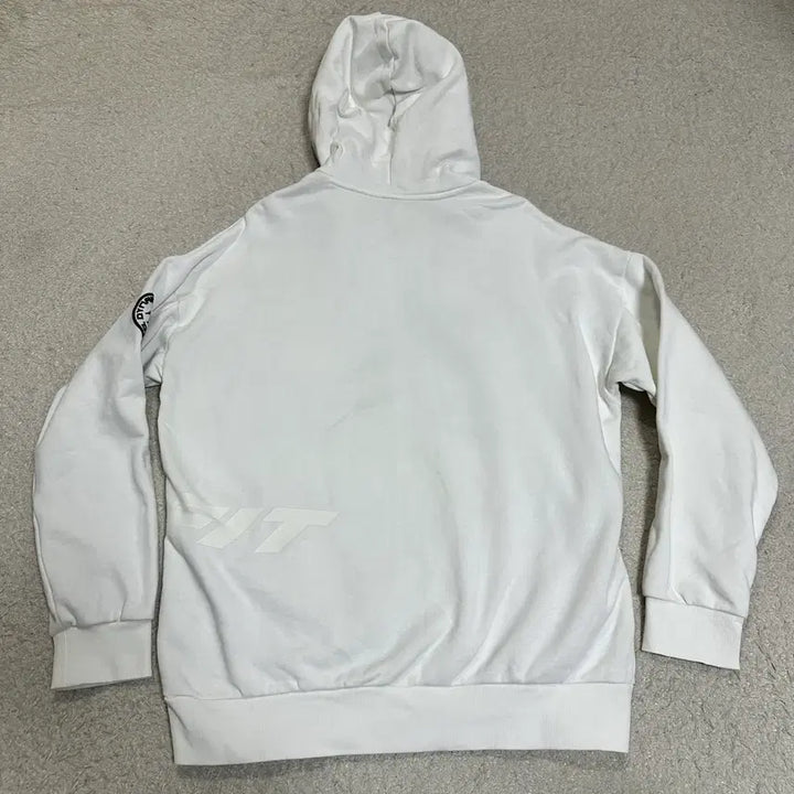 [BUNJANG] Dynafit White Logo Patch Hoodie L / 다이나핏 화이트 로고 패치 후드티 기모 L 100