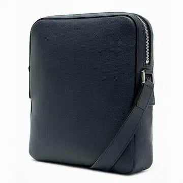 [BUNJANG] Samsung C&amp;T Ilmo Fred Navy Leather Messenger Bag / 삼성물산 일모 프레드 네이비 메신저 가죽백 MA77D2KM1R
