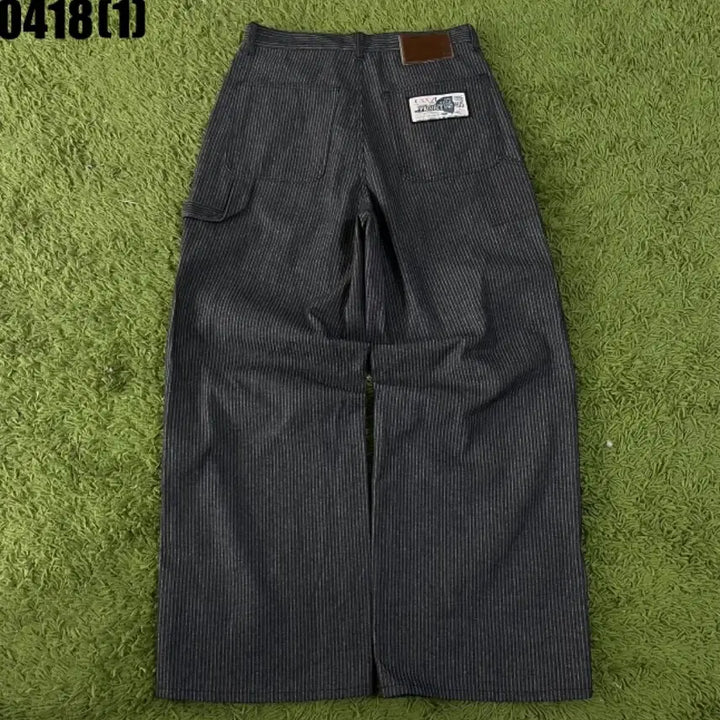 [SOLD OUT] OHNIW 스트라이프 와이드 바지 팬츠 30 L