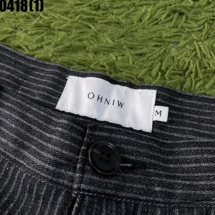 [SOLD OUT] OHNIW 스트라이프 와이드 바지 팬츠 30 L