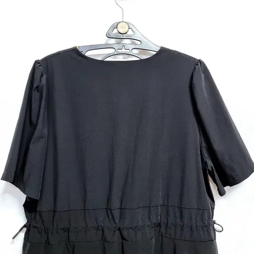 [BUNJANG] Muzok Black/Beige Color Block Long Dress / muzok 블랙/베이지 배색 롱 원피스 프리