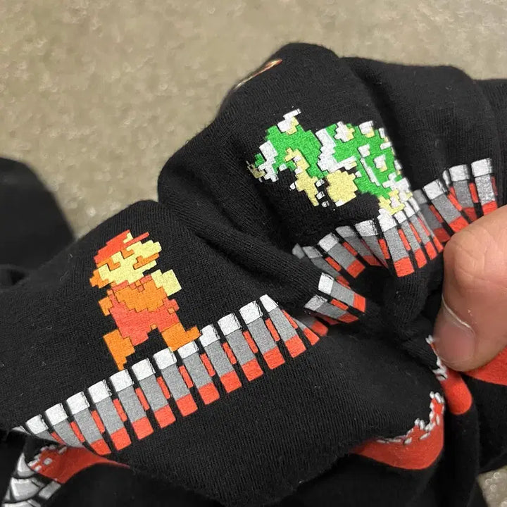 [BUNJANG] Super Mario Pixel Printing T-shirt / 00s 슈퍼마리오 프린팅 티셔츠 (100)