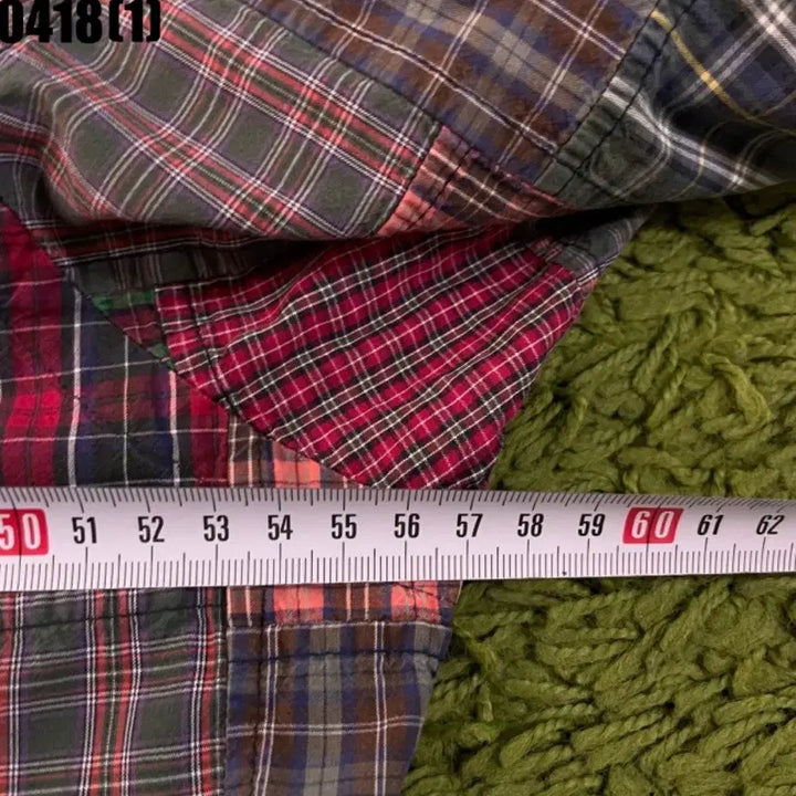 [BUNJANG] Polo Ralph Lauren Patchwork Shirt / 폴로 랄프로렌 패치워크 셔츠 남방 XL