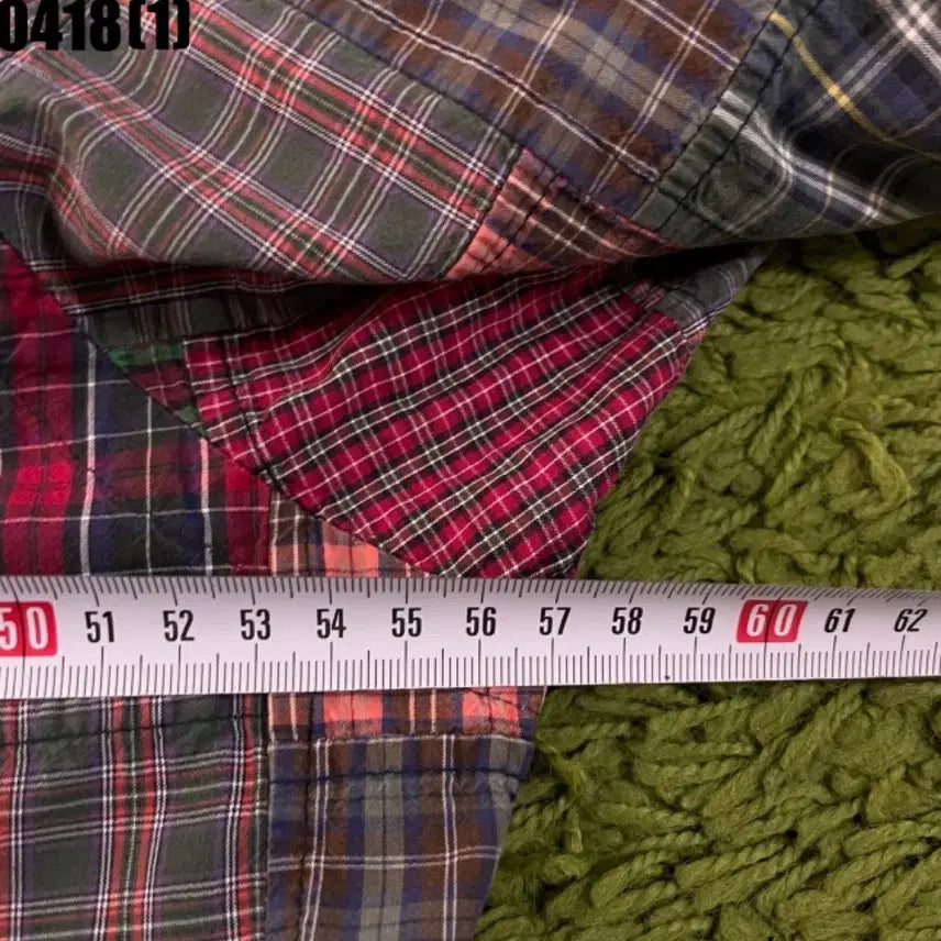 [BUNJANG] Polo Ralph Lauren Patchwork Shirt / 폴로 랄프로렌 패치워크 셔츠 남방 XL