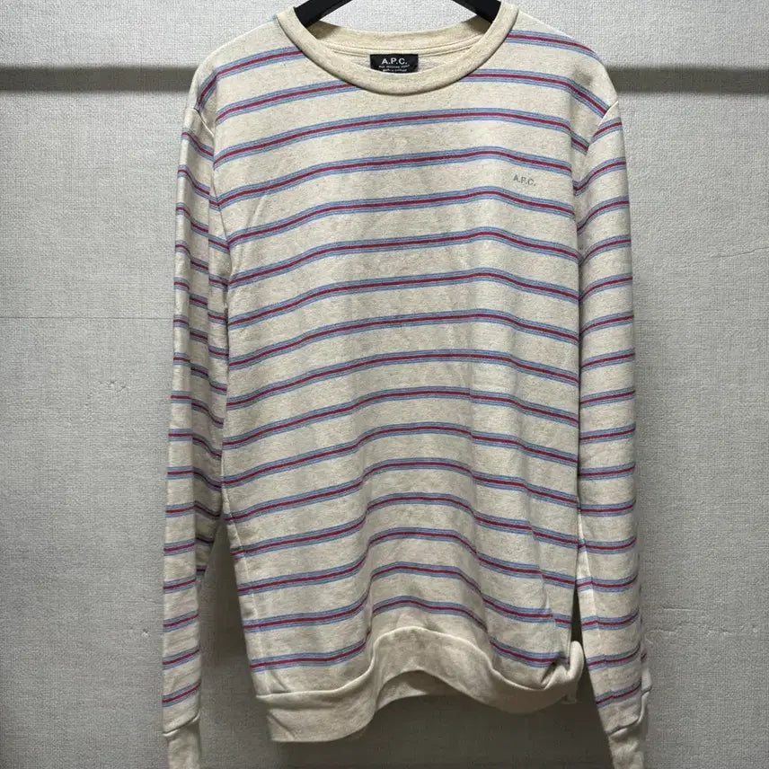 [BUNJANG] A.P.C. Striped Long Sleeve T-Shirt / A.P.C. 스트라이프 긴팔 티셔츠