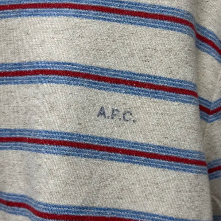 [BUNJANG] A.P.C. Striped Long Sleeve T-Shirt / A.P.C. 스트라이프 긴팔 티셔츠