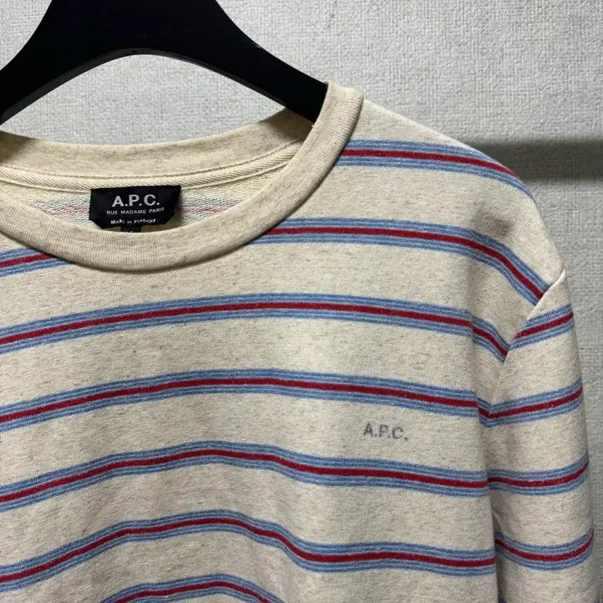 [BUNJANG] A.P.C. Striped Long Sleeve T-Shirt / A.P.C. 스트라이프 긴팔 티셔츠