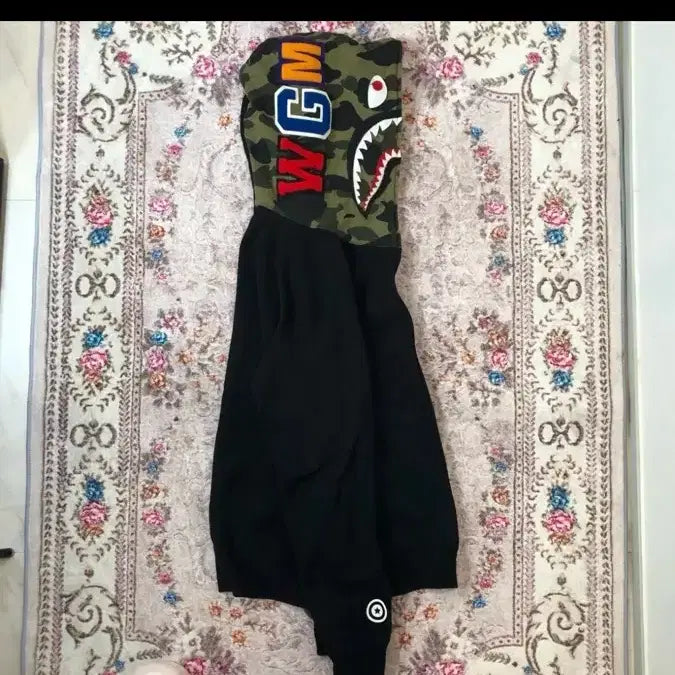 [BUNJANG] Bape X Shamou Camo Hooded Zip-up M / 베이프샤모 카모 후드집업 M