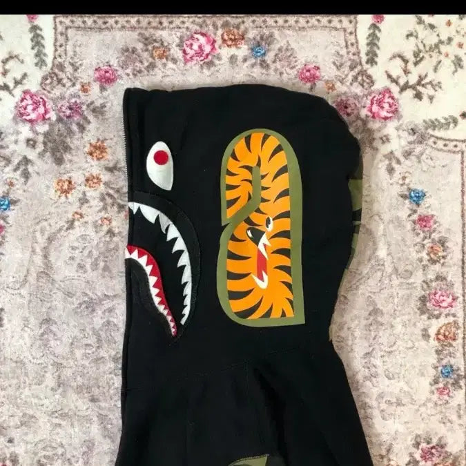 [BUNJANG] Bape X Shamou Camo Hooded Zip-up M / 베이프샤모 카모 후드집업 M