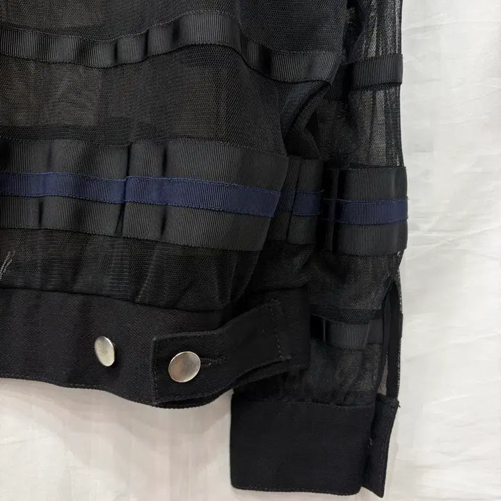 [BUNJANG] Sacai Black Mesh Blouse / 사카이 블랙 메쉬 블라우스 2/66사이즈(정품)