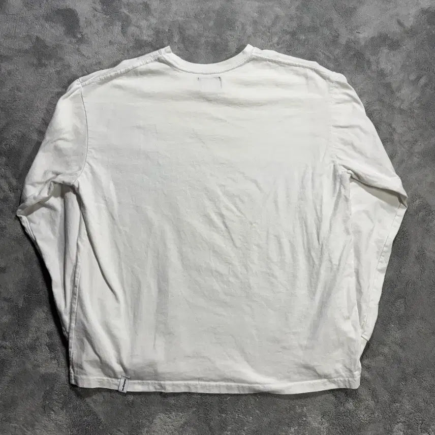 [BUNJANG] Mahagrid Hot Wheels Collaboration Long Sleeve T-Shirt / 마하그리드 핫휠 콜라보 긴팔티 화이트