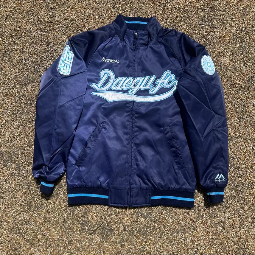 [BUNJANG] Majestic X Forward 19FW Varsity Jacket / 마제스틱X포워드 19FW 바시티 자켓
