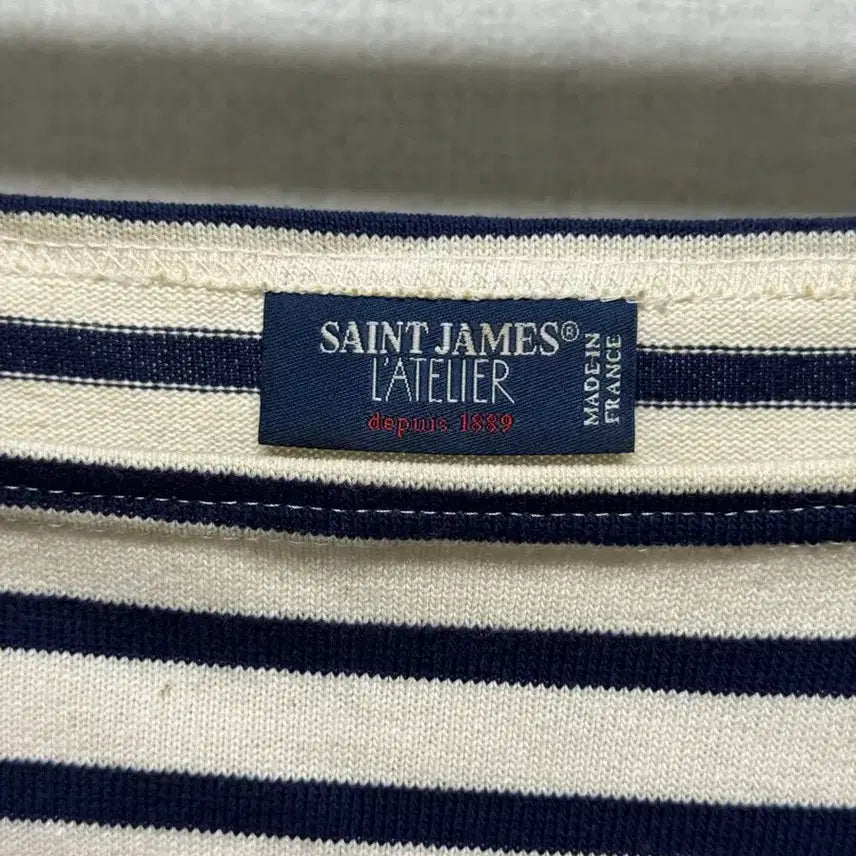 [BUNJANG] Saint James Striped Long Sleeve T-Shirt / 세인트제임스 스트라이프 긴팔 티셔츠