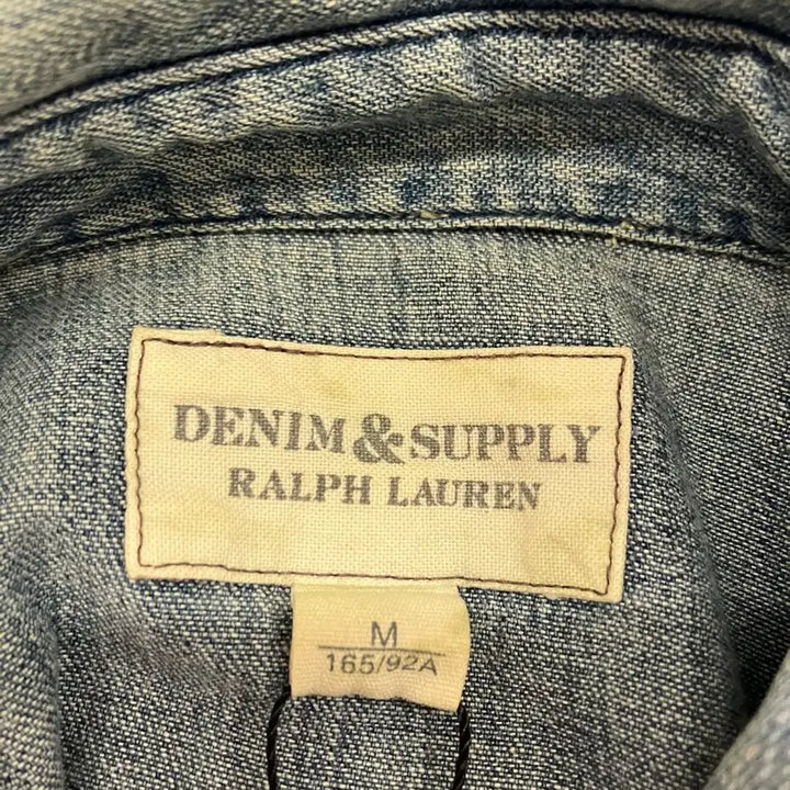 [BUNJANG] Polo Denim &amp; Supply Western Denim Shirt / N280 폴로 데님앤서플라이 웨스턴 데님 청셔츠