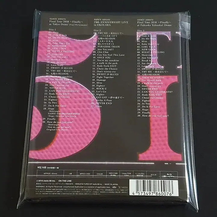 [BUNJANG] Namie Amuro Final Tour 2018 Finally Blu-ray Limited Edition / 아무로 나미에 투어 영상 2018 Finally Blu-ray 한정반