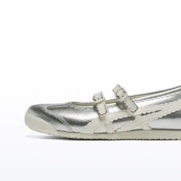 [BUNJANG] Onitsuka Tiger Mexico 66 TGRS Silver Cream Sneakers / (W) 오니츠카 타이거 멕시코 66 TGRS 실버 크림