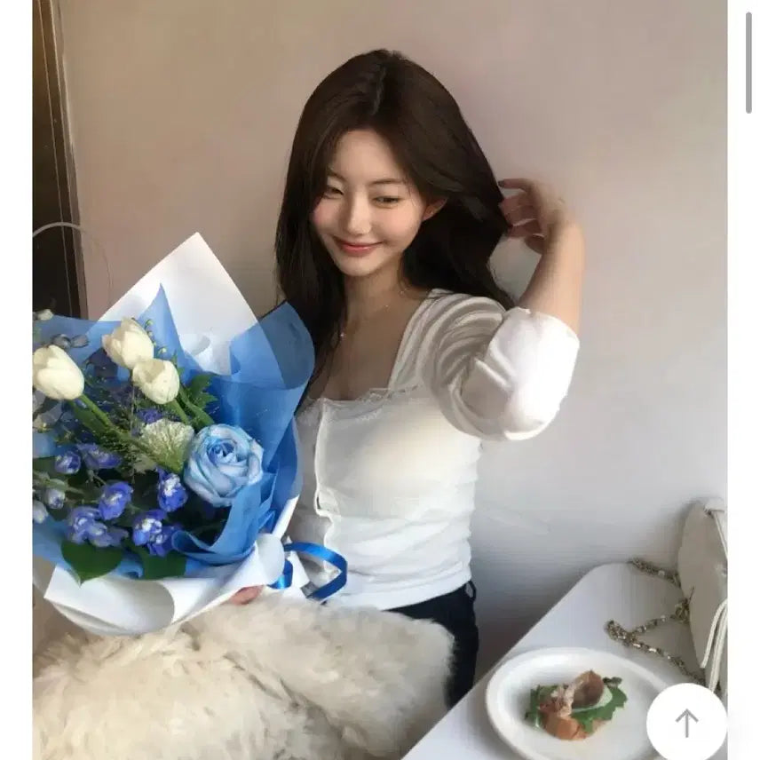 [SOLD OUT] 제니오 벨 레이스 가디건 아이보리