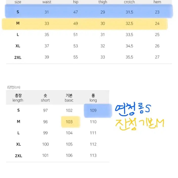 [SOLD OUT] [2벌일괄] 모어라운드 바잉몰 완벽해 히든 밴딩 와이드 데님 팬츠