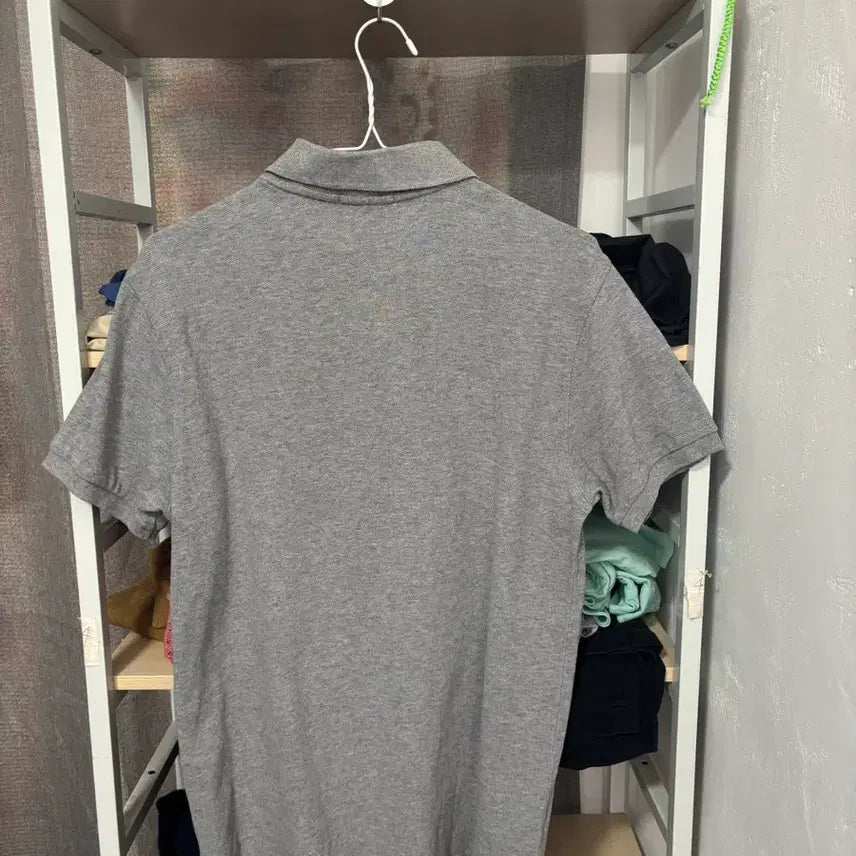 [BUNJANG] Polo Ralph Lauren Gray Polo Shirt L / 폴로 랄프로렌 회색 카라티 L