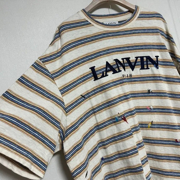[SOLD OUT] 랑방옴므 파리컬렉션 페인팅 오버핏 티셔츠