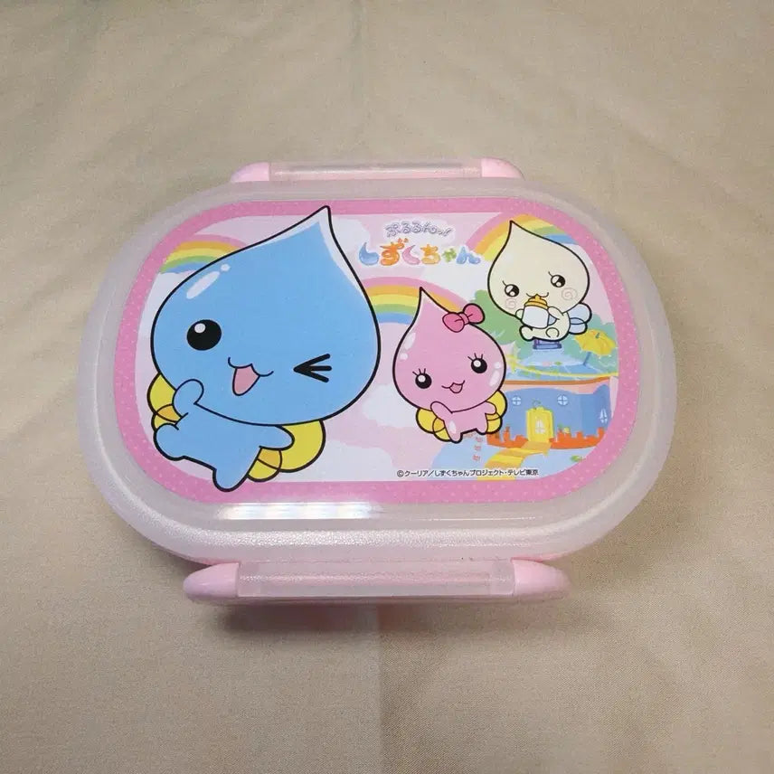 [BUNJANG] Shizuku-chan Pink Lunchbox / 시즈쿠쨩 캐릭터 도시락통 핑크색