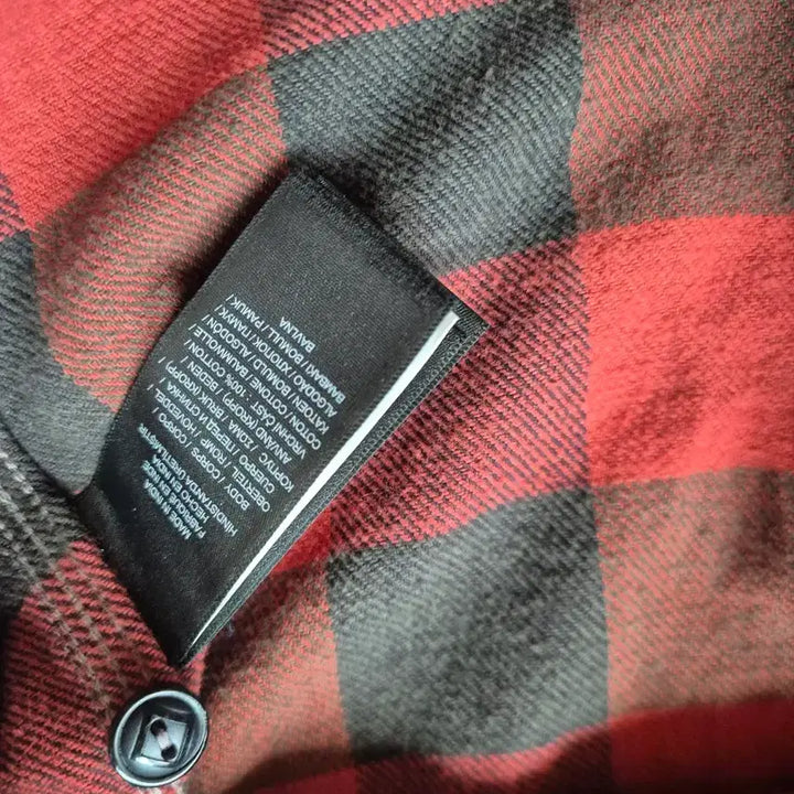 [BUNJANG] RRL Plaid Twill Work Shirt Black Red / rrl 더블알엘 플래드 트윌 워크셔츠 블랙레드