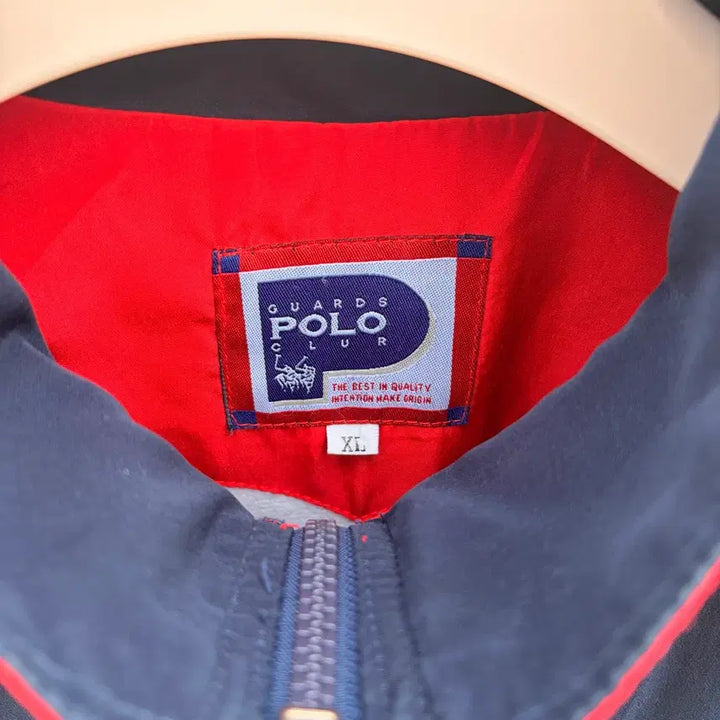 [BUNJANG] Polo Club Old School Navy Windbreaker Jacket (XL) / 폴로 클럽 올드스쿨 네이비 바람막이 자켓(XL)