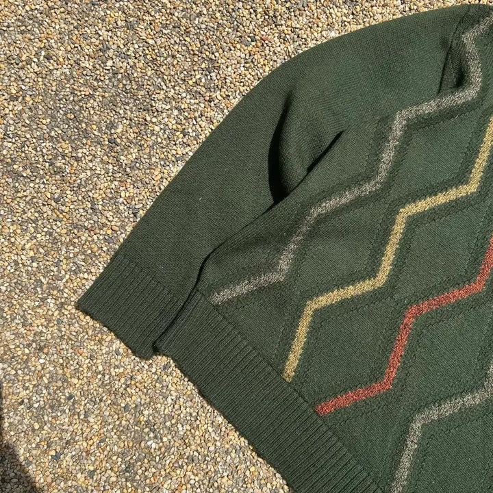 [BUNJANG] Balenciaga Vintage Pattern Knit Sweater / 발렌시아가(Balenciaga) 빈티지 패턴 니트