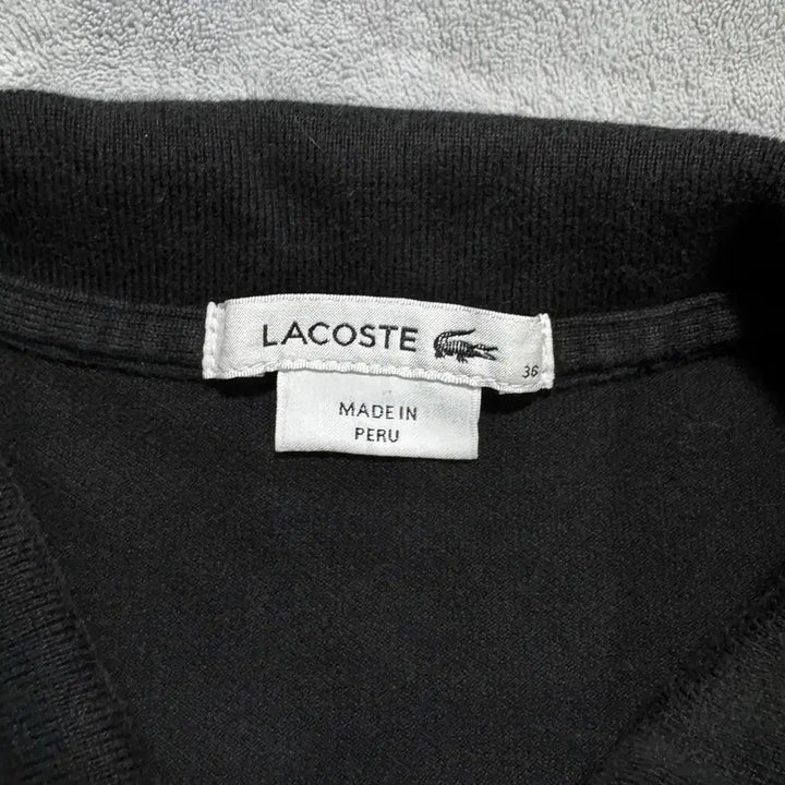 [BUNJANG] Lacoste Black Pique Dress / 라코스테 블랙 피케 원피스