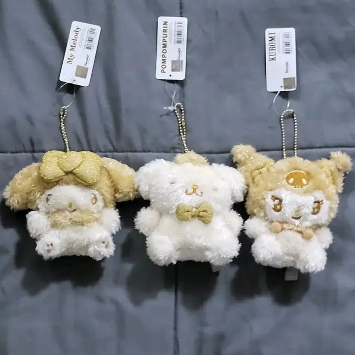 [BUNJANG] Sanrio Pompompurin My Melody Doll Keyring / 미사용)산리오  마이멜로디, 폼폼푸린 ,큐로미,포차코 인형 키링 (개당)