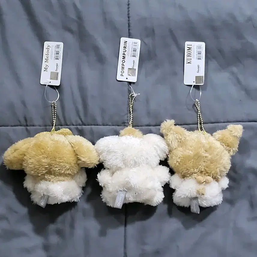 [BUNJANG] Sanrio Pompompurin My Melody Doll Keyring / 미사용)산리오  마이멜로디, 폼폼푸린 ,큐로미,포차코 인형 키링 (개당)