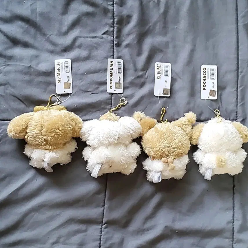 [BUNJANG] Sanrio Pompompurin My Melody Doll Keyring / 미사용)산리오  마이멜로디, 폼폼푸린 ,큐로미,포차코 인형 키링 (개당)