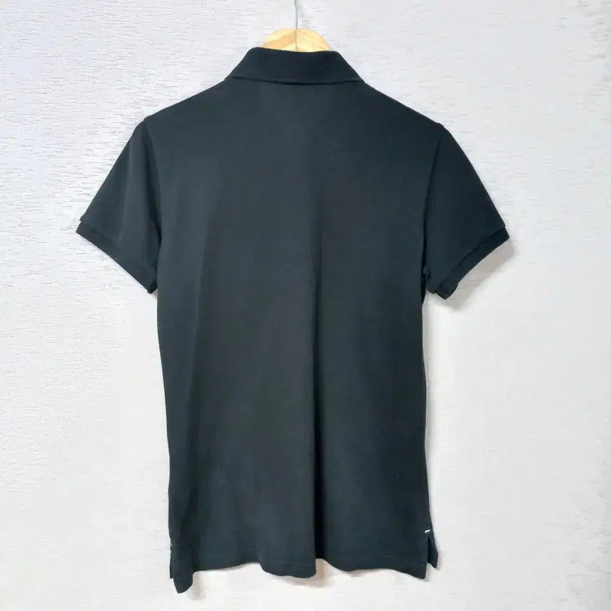 [SOLD OUT] B4-18/빈폴 블랙 반팔 카라티 여성