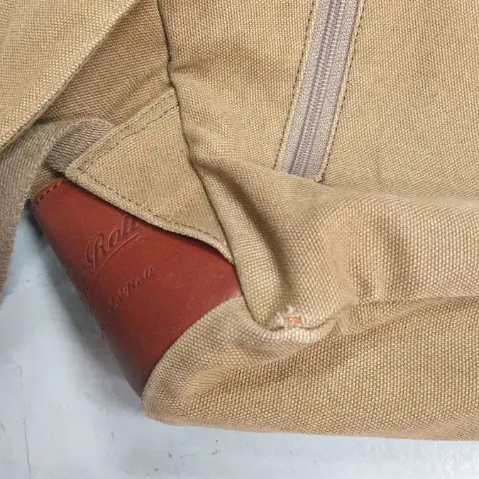 [SOLD OUT] 팩큰롤 캔버스 가죽 롤탑 백팩